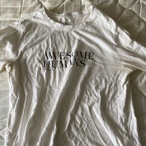 FIGS Awesome Humans Long Sleeve Undershirt